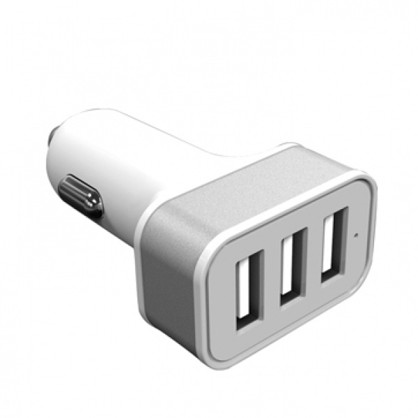 Logotrade mainoslahjat kuva: Autolaturi 3 USB-portilla