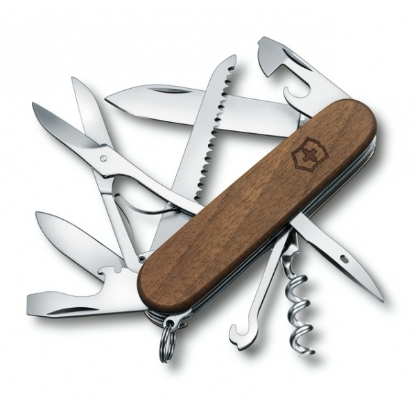 Logotrade mainoslahja tuotekuva: Taskuveitsi Huntsman Wood Victorinox