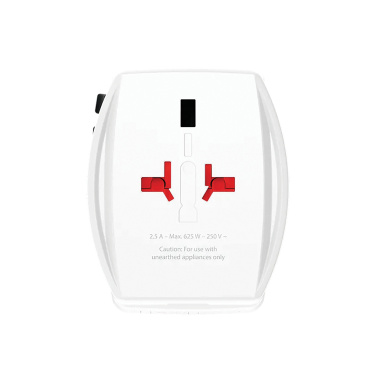 Logotrade liikelahjat mainoslahjat tuotekuva: SKROSS World Travel adapteri MUV 65W PD USB C -kaapelilla
