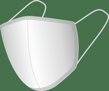 Logo trade mainostuotet tuotekuva: BLACK-BLACK puuvillamaski 140116500