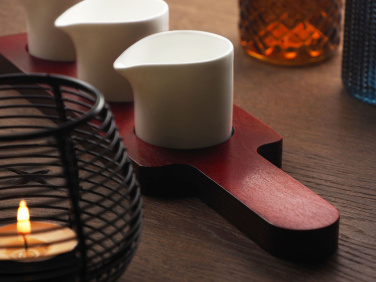 Logo trade mainoslahja ja liikelahja tuotekuva: Puinen 3 Shot tarjoilulauta 1863121