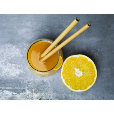 Logotrade liikelahjat kuva: ECO Bamboe Straw Set bambupillit