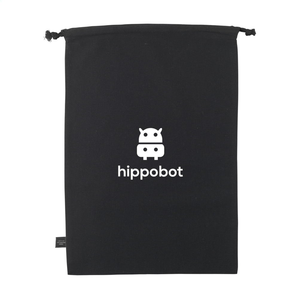 Logotrade mainostuote tuotekuva: Lahjapussi GRS kierrätettyä puuvillaa (150 g/m²) L