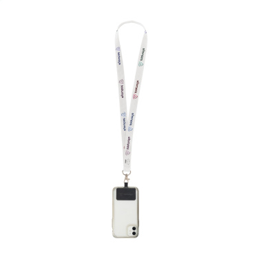 Logo trade mainoslahja kuva: Lanyard Sublimation RPET 2 cm Patch-avainnauhalla