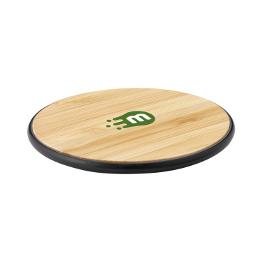 Logo trade mainoslahja kuva: Bamboo 10W Wireless Charger langaton pikalaturi