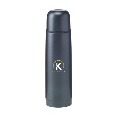 Logotrade mainostuote tuotekuva: Frosted Bottle RCS Recycled Steel 500 ml lämpöpullo