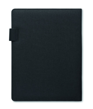 Logo trade liikelahjat mainoslahjat kuva: A4-kansio ja langaton laturi