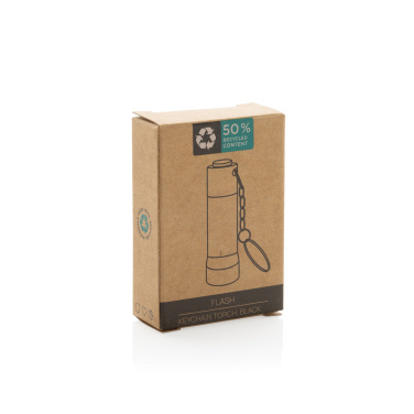 Logo trade mainoslahja ja liikelahja tuotekuva: Flash RCS alumiininen avaimenperä taskulamppu