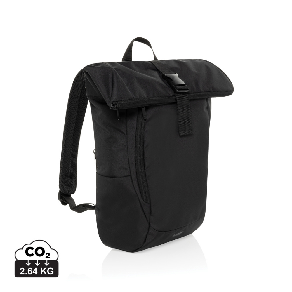 Logotrade mainostuotet kuva: Swiss Peak Aware™ RPET Leonard 15.6" kannettava reppu