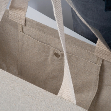 Logotrade mainoslahja tuotekuva: Iso puuvillakassi Pilar