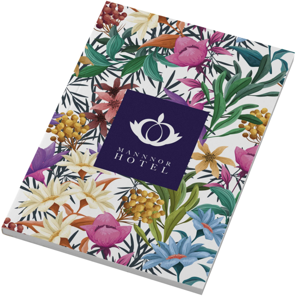 Logotrade mainoslahja tuotekuva: Novella Austen pehmeäkantinen A6-muistikirja, 50 arkkia