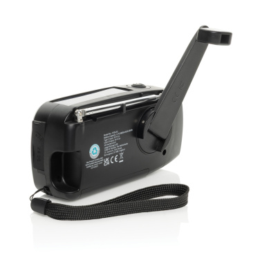 Logotrade liikelahjat mainoslahjat tuotekuva: RescueWave hätätilaradio, valmistettu RCS-kierrätysmuovista.