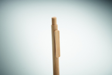 Logo trade mainoslahja kuva: Bamboo automaattinen kuulakynä