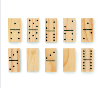 Logo trade mainostuotet tuotekuva: Domino- ja korttisetti