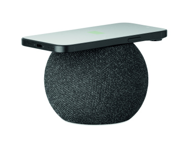 Logotrade mainoslahja tuotekuva: 15W langaton laturi/kaiutin