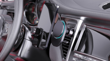 Logotrade liikelahja tuotekuva: PowerCruze RCS, 15 W magneettinen auton latausteline
