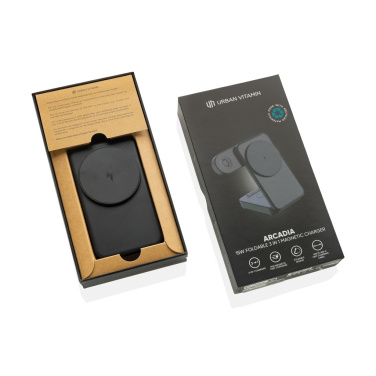 Logo trade mainoslahja ja liikelahja tuotekuva: Urban Vitamin Arcadia RCS rplast 15W 3in1 magn. laturi
