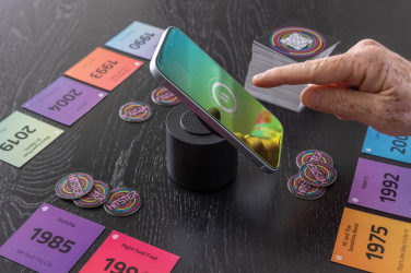 Logotrade liikelahjat kuva: Magpulse RCS -3 W kaiutin, kierrätysmuovia, magneettipidike