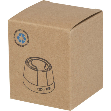 Logo trade mainoslahja kuva: Horna 3 W:n kierrätysmuovista valmistettu magneettinen langaton kaiutin