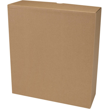 Logotrade mainostuote tuotekuva: Illuminate 650 ml:n RCS-kierrätetty, ruostumattomasta teräksestä valmistettu kaksiseinämäinen vesipullo, jossa on kolmiosainen kansisetti