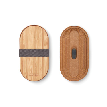 Logo trade mainoslahja ja liikelahja tuotekuva: Black+Blum teräksestä valmistettu kaksiosainen eväsrasia