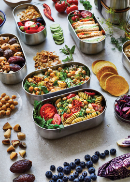 Logo trade mainoslahja kuva: Black+Blum teräksestä valmistettu kaksiosainen eväsrasia