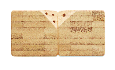 Logo trade liikelahjat tuotekuva: Bambu suola & pippurisetti