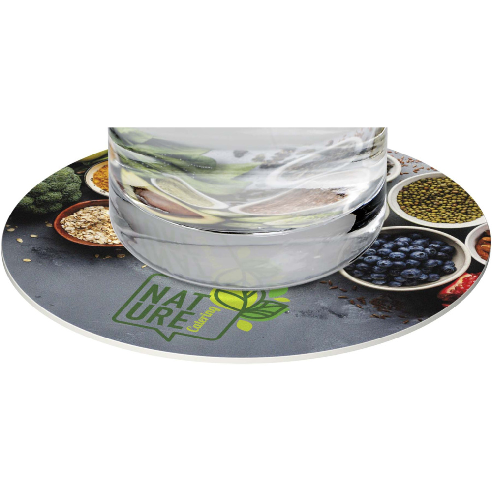 Logotrade mainoslahja tuotekuva: Lumin pyöreä lasinalunen