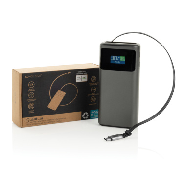 Logo trade mainostuote kuva: Quantum RCS PD45W nopea 10 000 mAh -varavirtalähde näytöllä