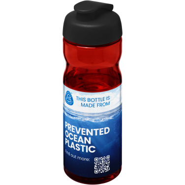 Logotrade mainostuotet kuva: H2O Active® Eco Base 650 ml -urheilujuomapullo läppäkannella