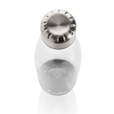 Logotrade verslo dovanos nuotrauka: Neperšlampamas vandens butelis su nerūdijančio plieno dangteliu