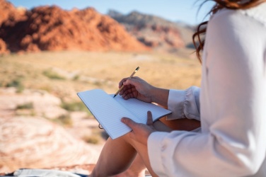 Logotrade firminės dovanos nuotrauka: Bambukinis begalybės pieštukas su trintuku