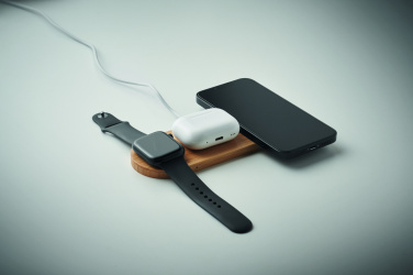 Logotrade verslo dovanos nuotrauka: 3 viename 15 W belaidis įkroviklis