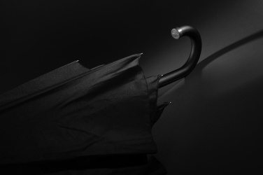 Logotrade reklaminiai produktai nuotrauka: „Swiss Peak Vero Aware™ RPET 25“ skėtis su prabangia rankena