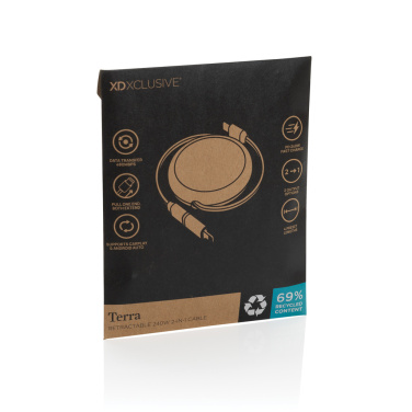 Logotrade firminės dovanos nuotrauka: „Terra RCS“ perdirbto aliuminio ištraukiamas 240 W 2 viename laidas