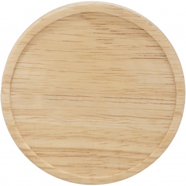 Logotrade dāvanas foto: Kamīna 400 ml keramiskā krūze ar koka paliktni