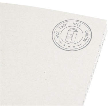 Logotrade biznesa dāvanas foto: Dairy Dream A5 izmēra atsauces otrreizējās pārstrādes piena kastītes cahier piezīmju grāmatiņa