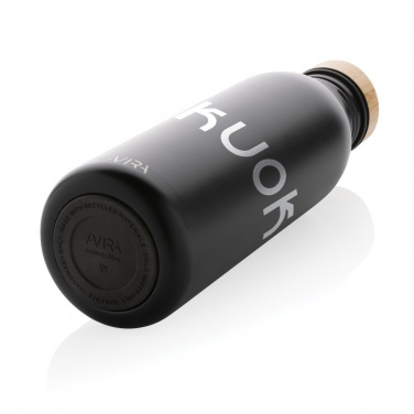 Logotrade korporatīvās dāvanas foto: Avira Alcor RCS Re-steel vienas sienas ūdens pudele 600 ML