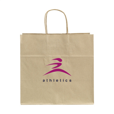 Logotrade biznesa dāvanas foto: Leaf It Bag pārstrādāts zāles papīrs (90 g/m²) L