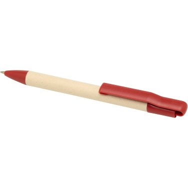 Logotrade logo dāvanas foto: Liliana cukurniedru papīra lodīšu pildspalva (zila tinte)