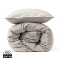 VINGA Montgomery augstākās kvalitātes kokvilnas gultas veļa, 4 gab. komplekts, pelēks