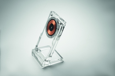 Logotrade korporatīvās dāvanas foto: Akrila bezvadu lādētājs 15W