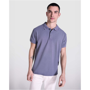 Logotrade korporatīvās dāvanas foto: Kobeina īsroku unisex polo krekls