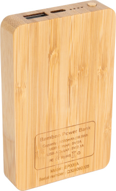 Logotrade logo dāvanas foto: 5000 mAh barošanas bloks ar izgaismotu logotipu