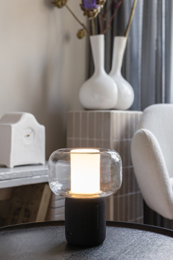 Logotrade logo dāvanas foto: Lux RCS pārstrādātas plastmasas 10W skaļruņa lampa