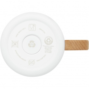 Логотрейд pекламные подарки картинка: Кружка Bjorn объемом 360 мл из переработанной нержавеющей стали, сертифицированной по стандарту RCS, с медной вакуумной изоля