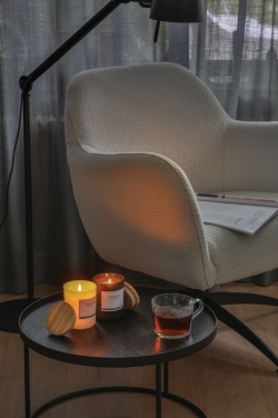Лого трейд pекламные подарки фото: Ароматическая свеча Ukiyo deluxe с бамбуковой крышкой