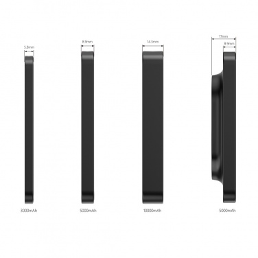 Лого трейд бизнес-подарки фото: Банк питания Urban Vitamin Compton RCS пластик/алюминий, 10 000 мАч