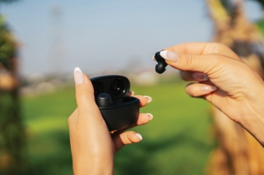 Лого трейд pекламные подарки фото: Беспроводные наушники Terra RCS из переработанного алюминия