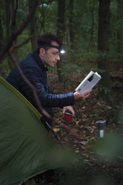 Лого трейд pекламные cувениры фото: COB-фонарик налобный